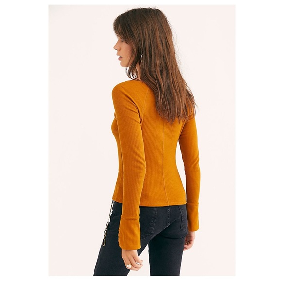 FREE PEOPLE BOHO TOP LACE TRIM PULLOVER TEE A3C - Picture 2 of 10